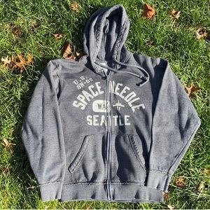Seattle Space Needle Sweatshirt Jacket